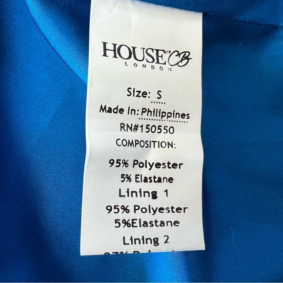 House of CB Altana Vibrant Blue Strapless Maxi Dress with Cutout - Picture 10 of 16